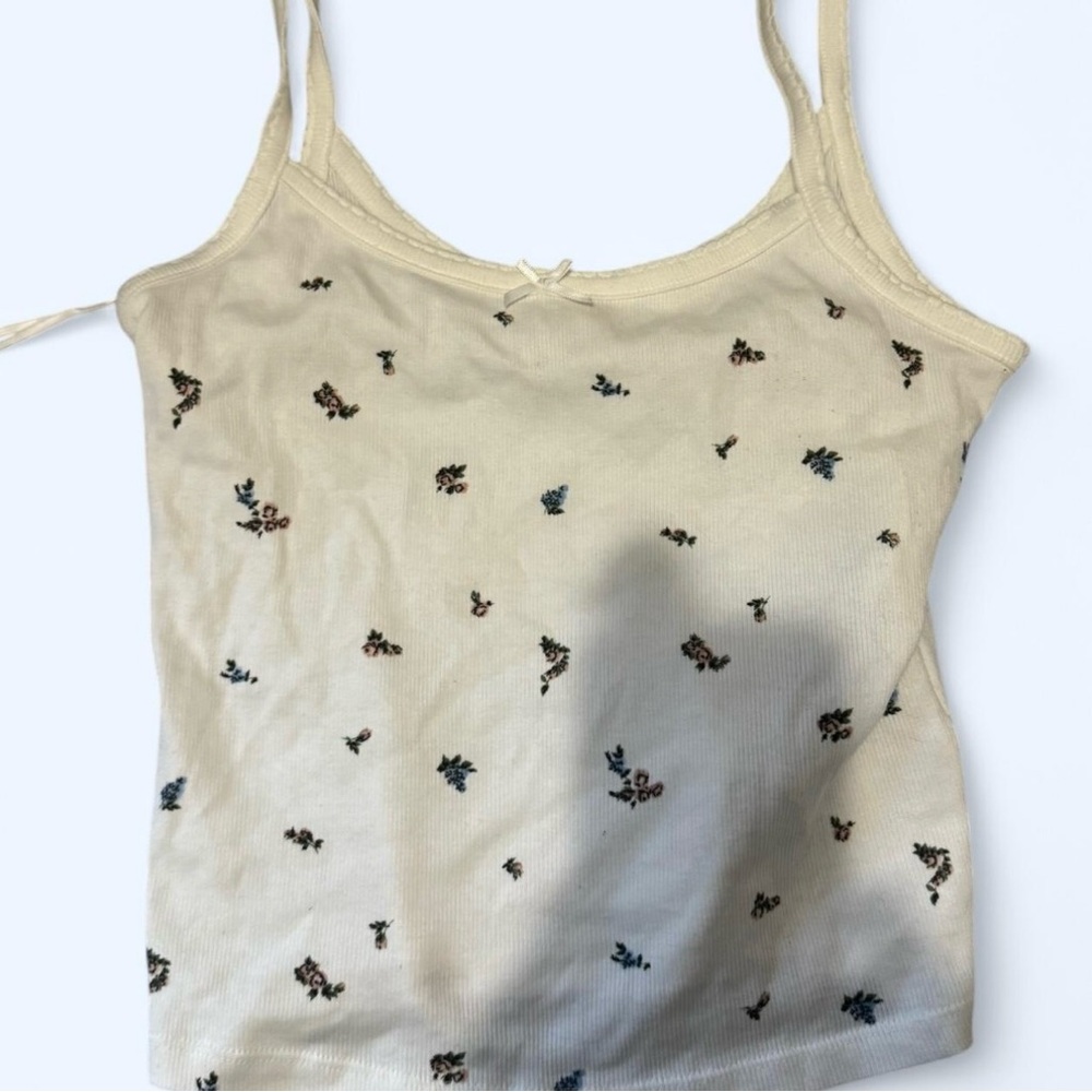 Floral Cream Women's Top